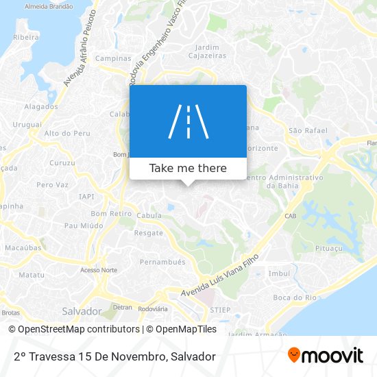 2º Travessa 15 De Novembro map