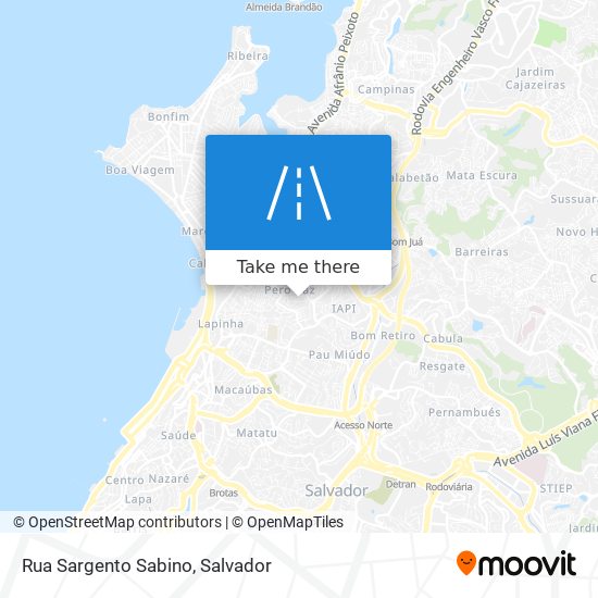 Rua Sargento Sabino map