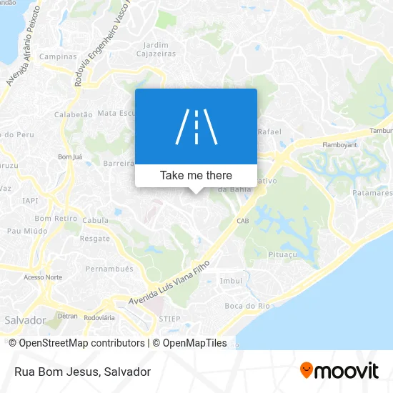 Rua Bom Jesus map