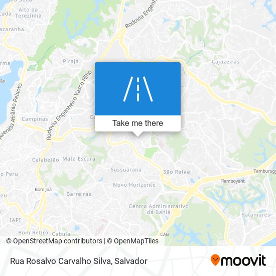 Mapa Rua Rosalvo Carvalho Silva