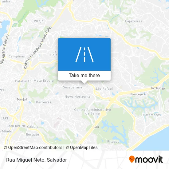 Rua Miguel Neto map
