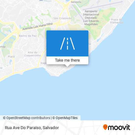 Rua Ave Do Paraíso map