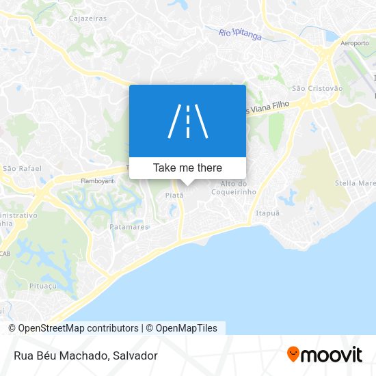 Rua Béu Machado map