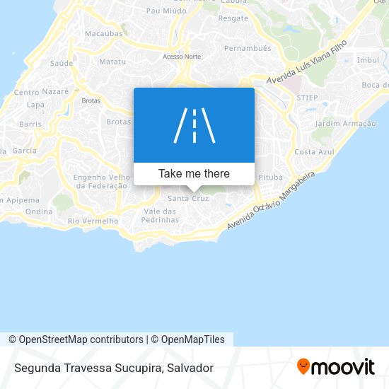 Segunda Travessa Sucupira map