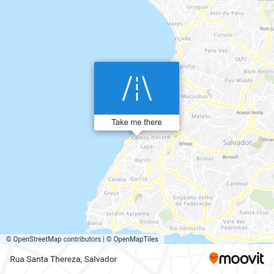 Rua Santa Thereza map