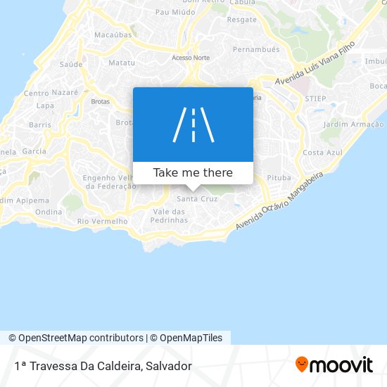 1ª Travessa Da Caldeira map