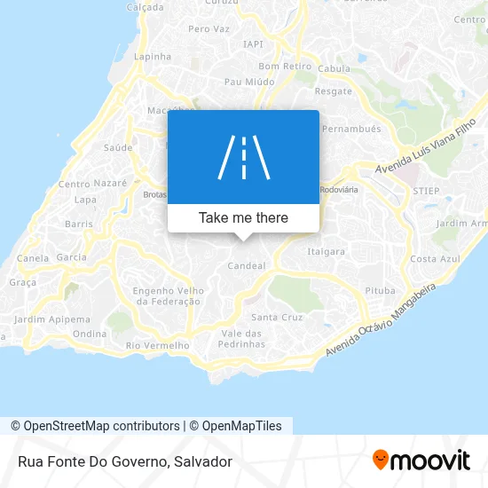 Rua Fonte Do Governo map