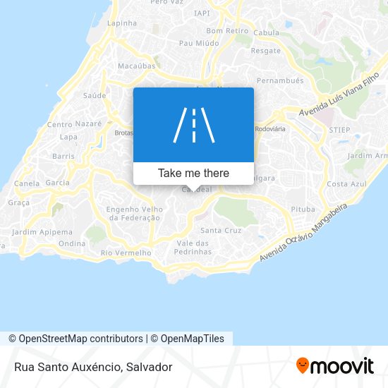 Rua Santo Auxéncio map