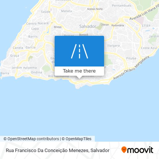 Rua Francisco Da Conceição Menezes map