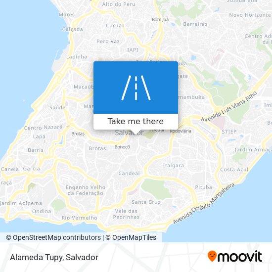 Mapa Alameda Tupy