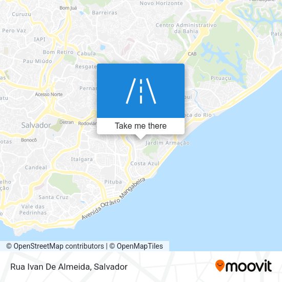 Rua Ivan De Almeida map
