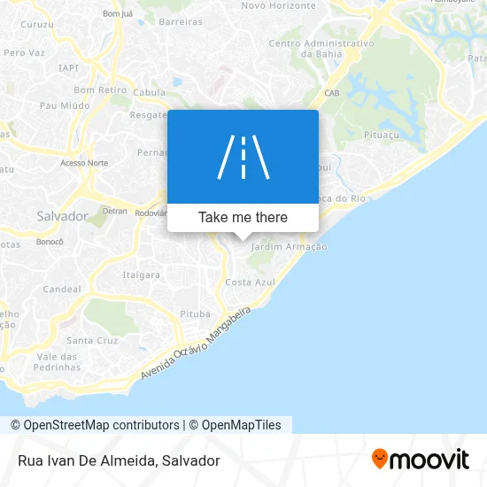 Rua Ivan De Almeida map