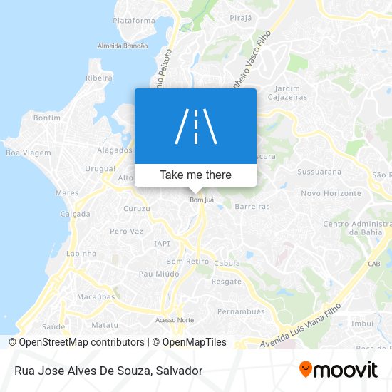 Rua Jose Alves De Souza map