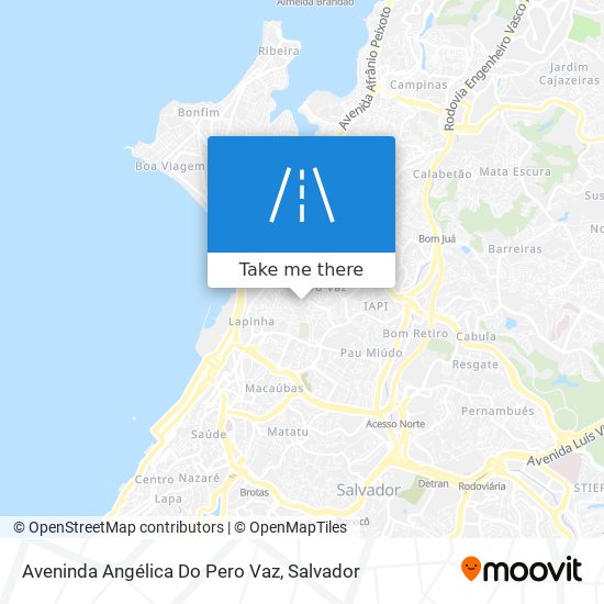 Mapa Aveninda Angélica Do Pero Vaz