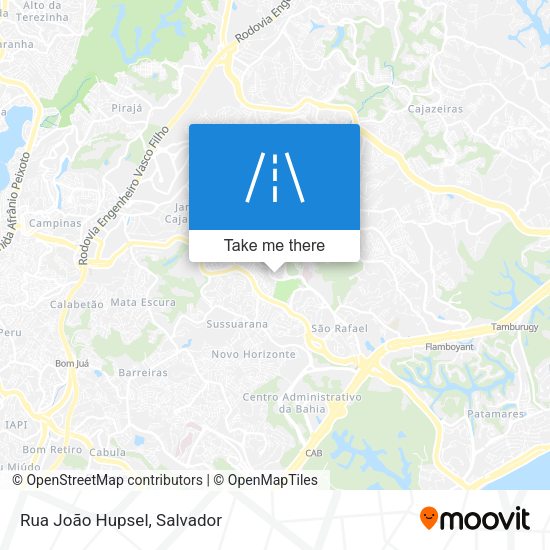 Rua João Hupsel map