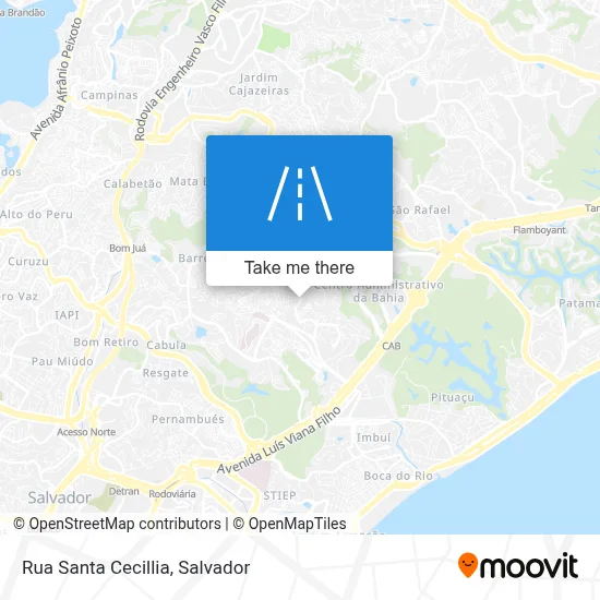 Rua Santa Cecillia map