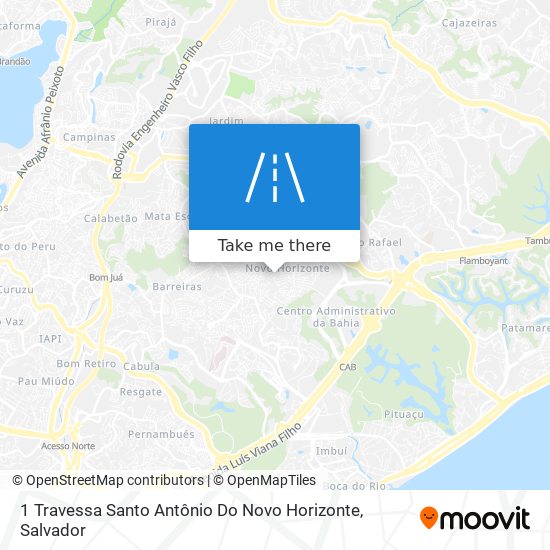 1 Travessa Santo Antônio Do Novo Horizonte map