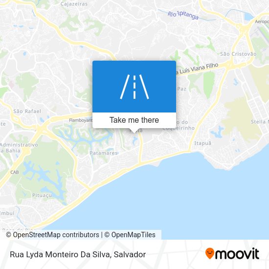 Rua Lyda Monteiro Da Silva map