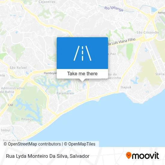 Rua Lyda Monteiro Da Silva map