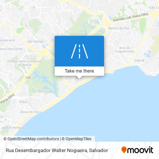 Rua Desembargador Walter Nogueira map