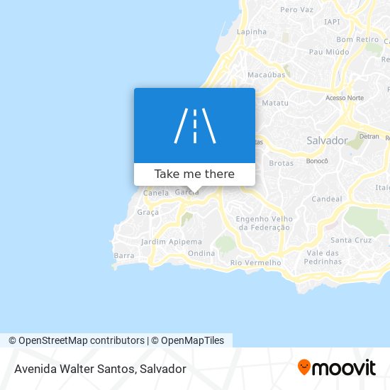 Mapa Avenida Walter Santos