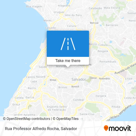 Rua Professor Alfredo Rocha map