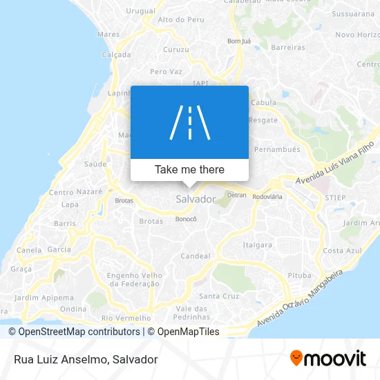 Rua Luiz Anselmo map