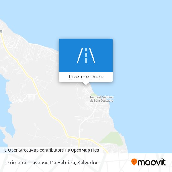 Primeira Travessa Da Fábrica map