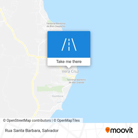 Rua Santa Barbara map