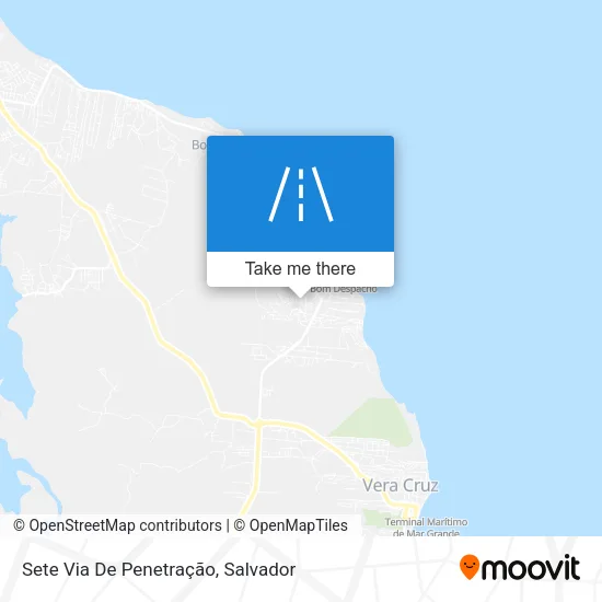 Sete Via De Penetração map