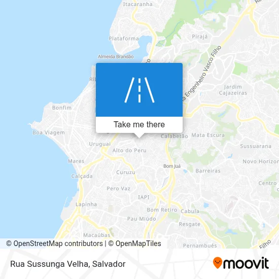 Rua Sussunga Velha map
