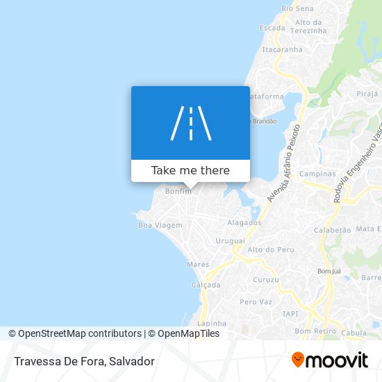 Mapa Travessa De Fora