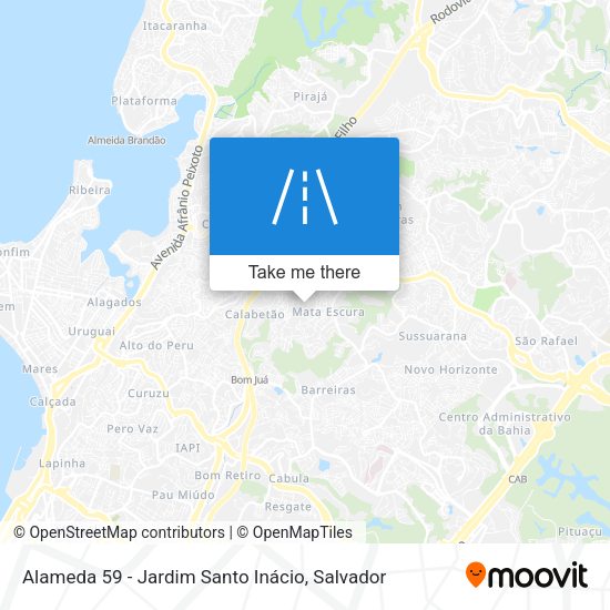 Alameda 59 - Jardim Santo Inácio map