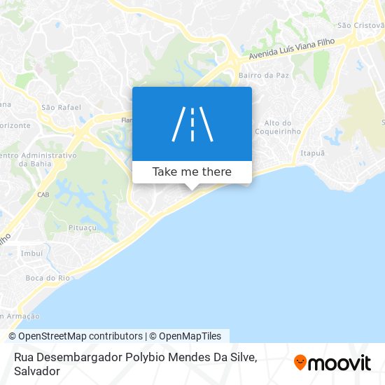 Rua Desembargador Polybio Mendes Da Silve map