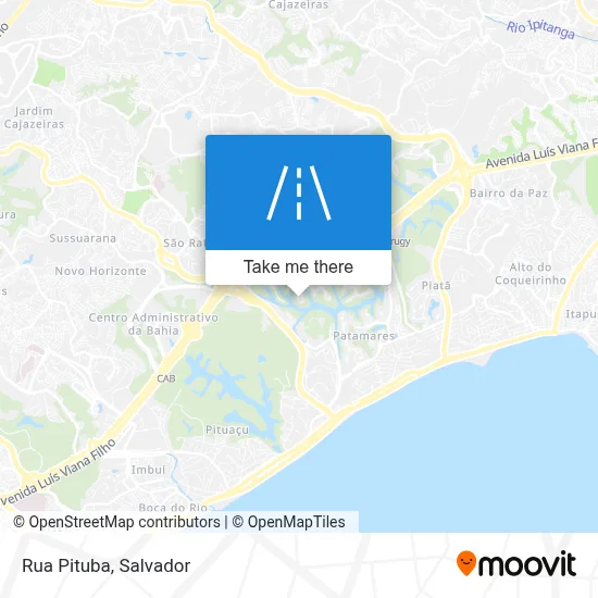 Rua Pituba map