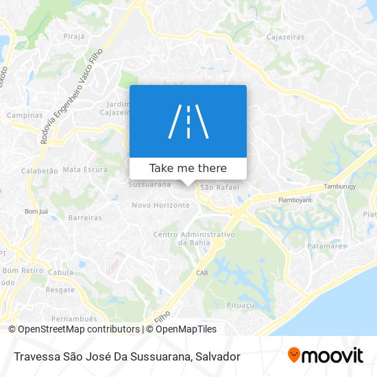 Mapa Travessa São José Da Sussuarana