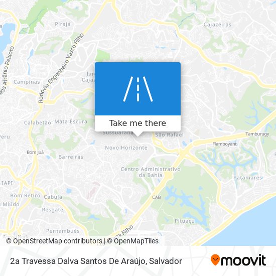 Mapa 2a Travessa Dalva Santos De Araújo