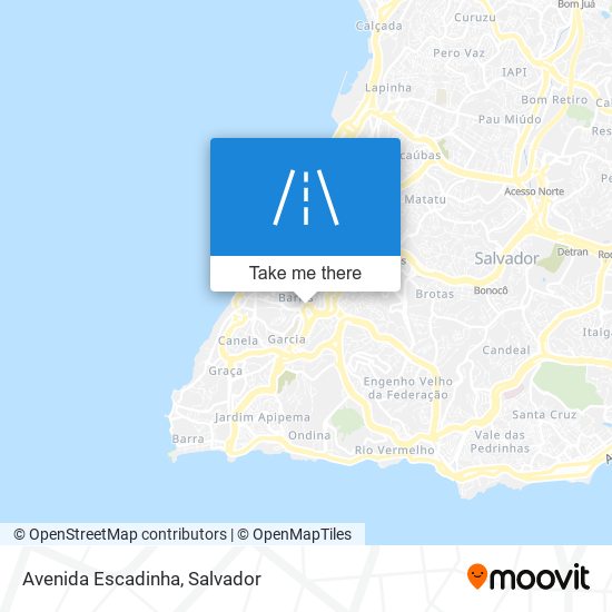 Mapa Avenida Escadinha