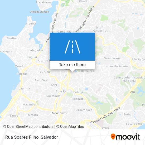 Rua Soares Filho map