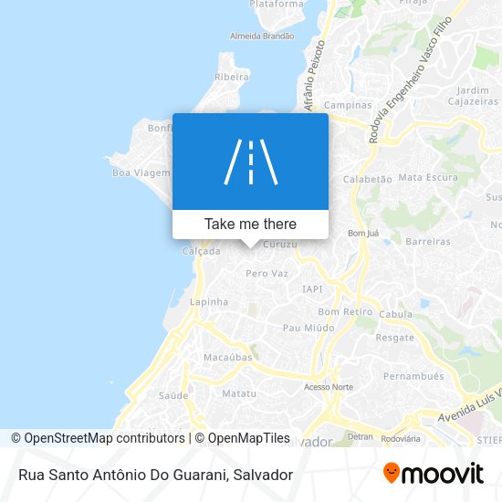 Rua Santo Antônio Do Guarani map