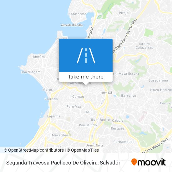 Segunda Travessa Pacheco De Oliveira map