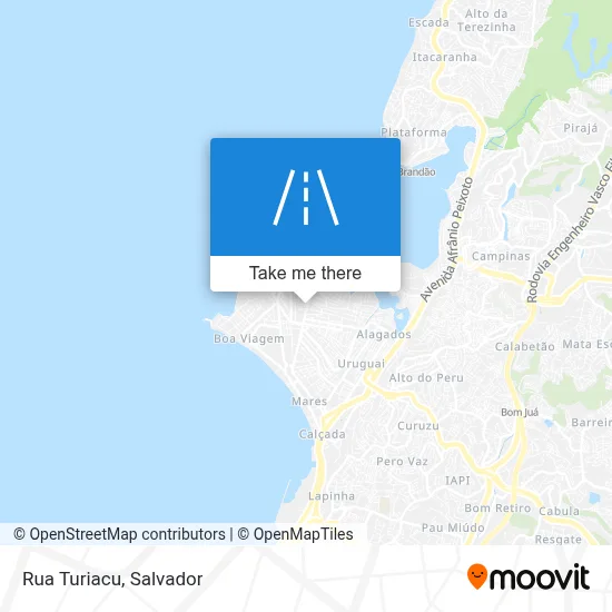 Rua Turiacu map