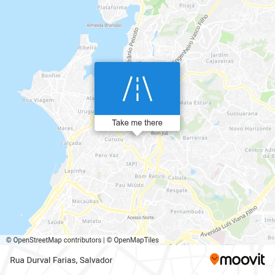 Rua Durval Farias map