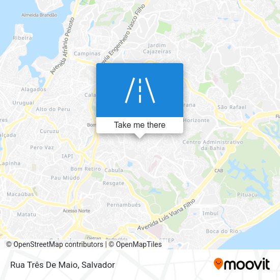 Rua Três De Maio map