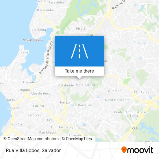 Rua Villa Lobos map