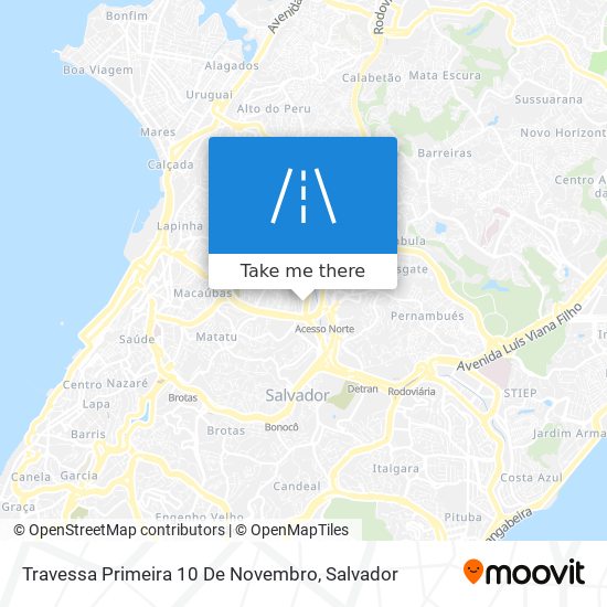 Travessa Primeira 10 De Novembro map