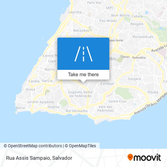 Rua Assis Sampaio map