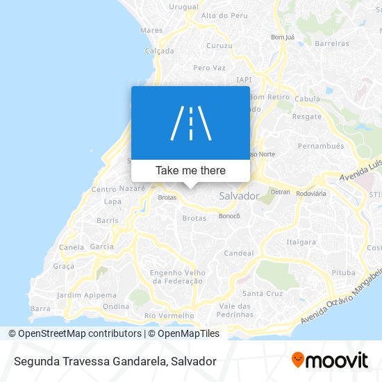 Segunda Travessa Gandarela map