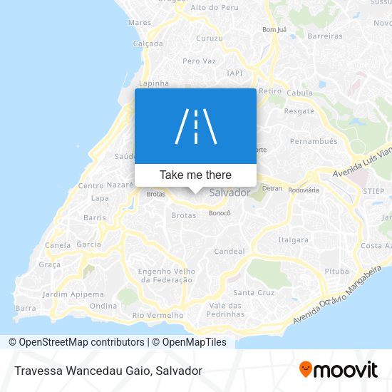 Travessa Wancedau Gaio map