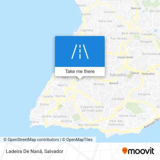 Ladeira De Nanã map
